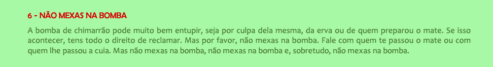 Não mexas na bomba