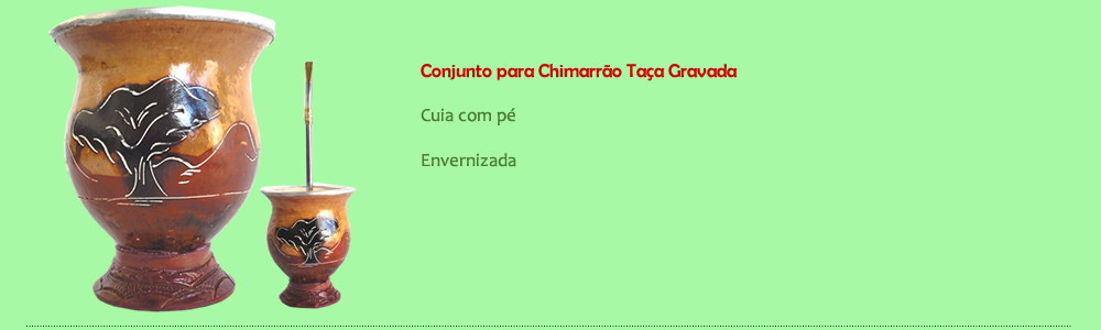 Chimarrão Taça Gravada