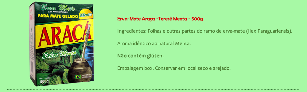 Erva mate araça menta